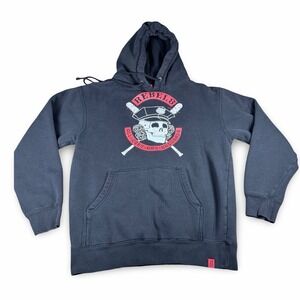 Rebel 8 Mens Medium M Hoodie All Cops Are Bastards ACAB Skull‎ Grunge Pullover